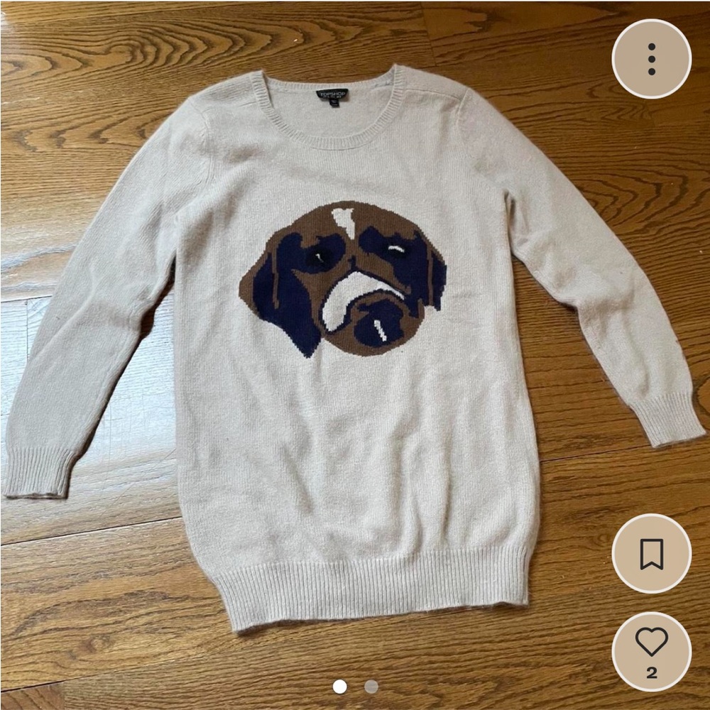 Topshop Dog Sweater